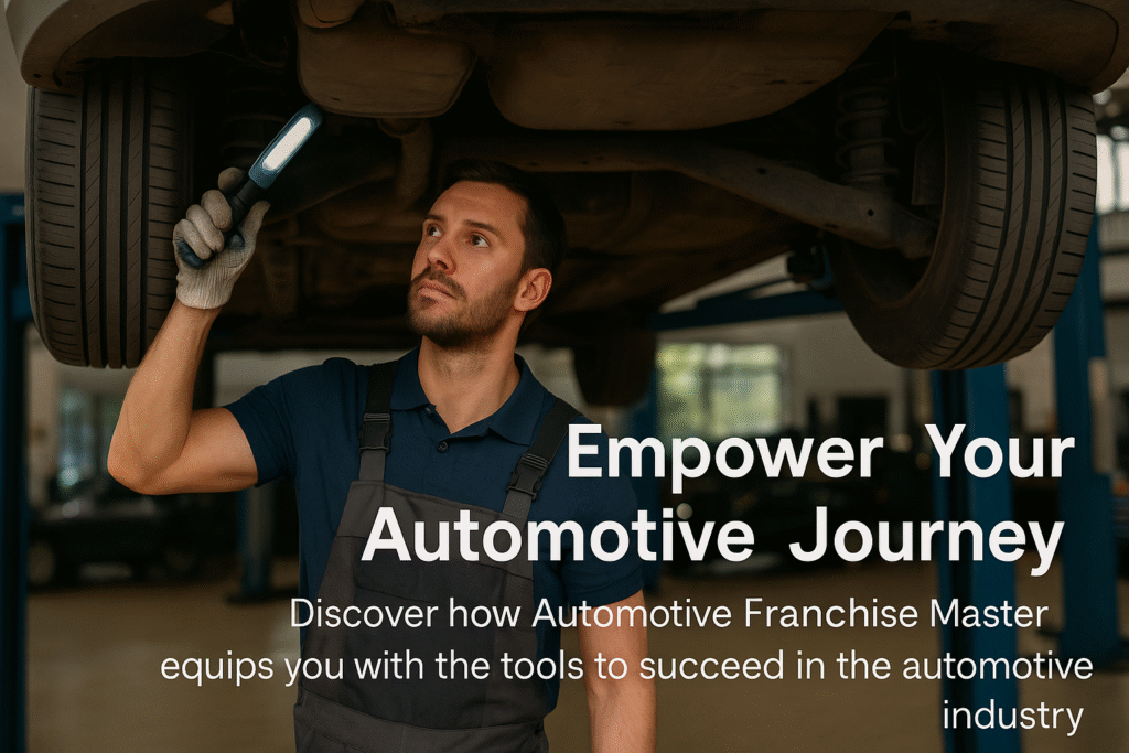 Discover how Automotive Franchise Master equips you with the tools to succeed in the automotive industry.